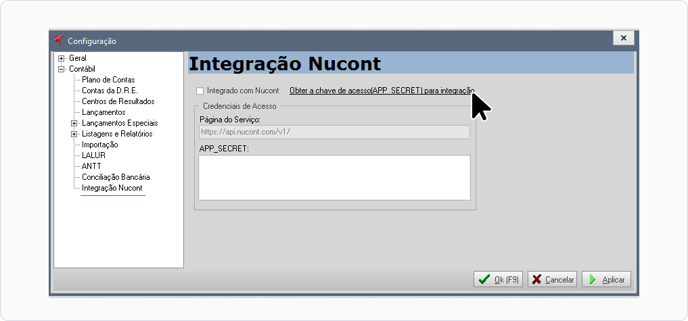 configurações