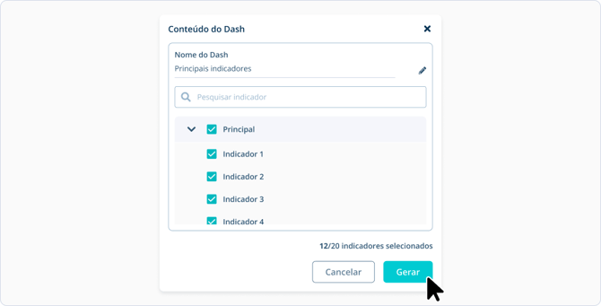 conteudo do dash